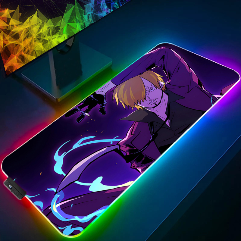 Rgb Mousepad - ONE PIECE Sanji LED Mouse pad