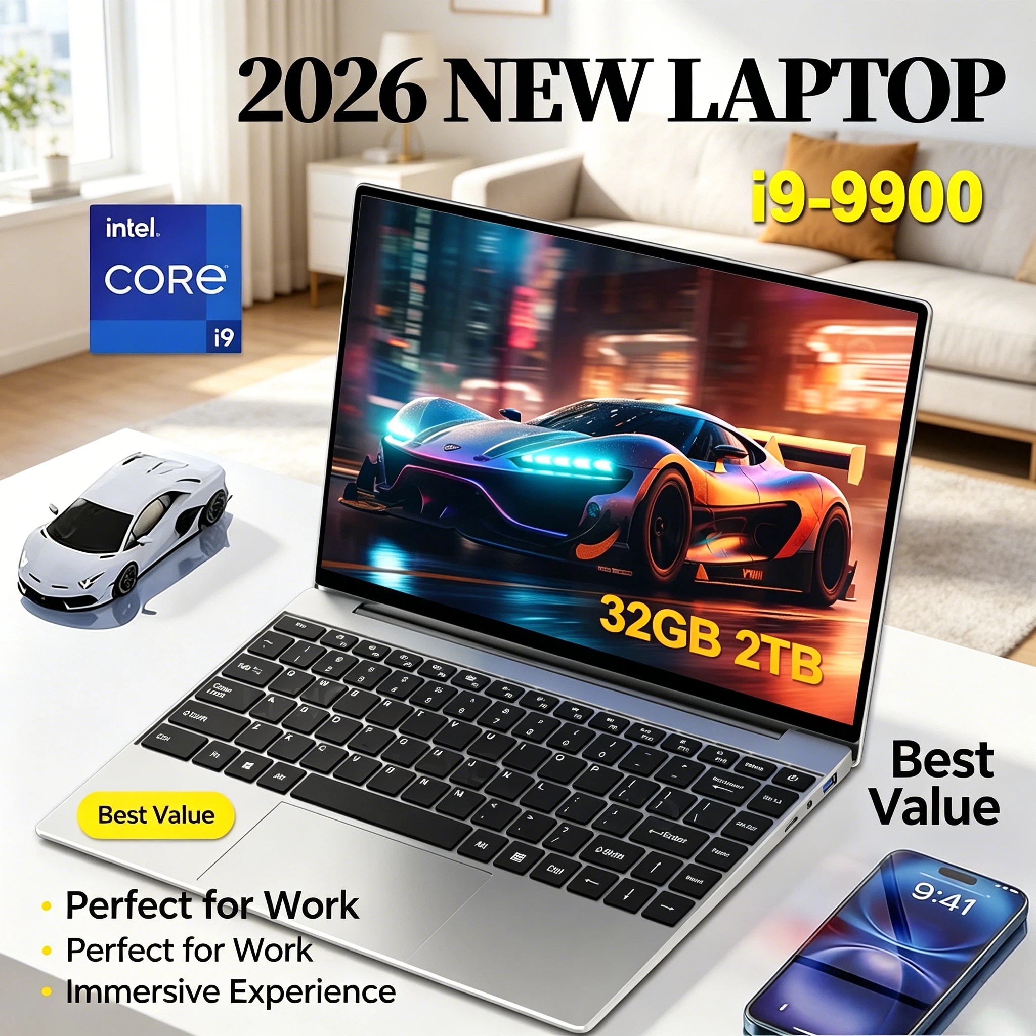 Pc Gaming Ultra - 2026 NEW Ultra Slim 14.1 Inch