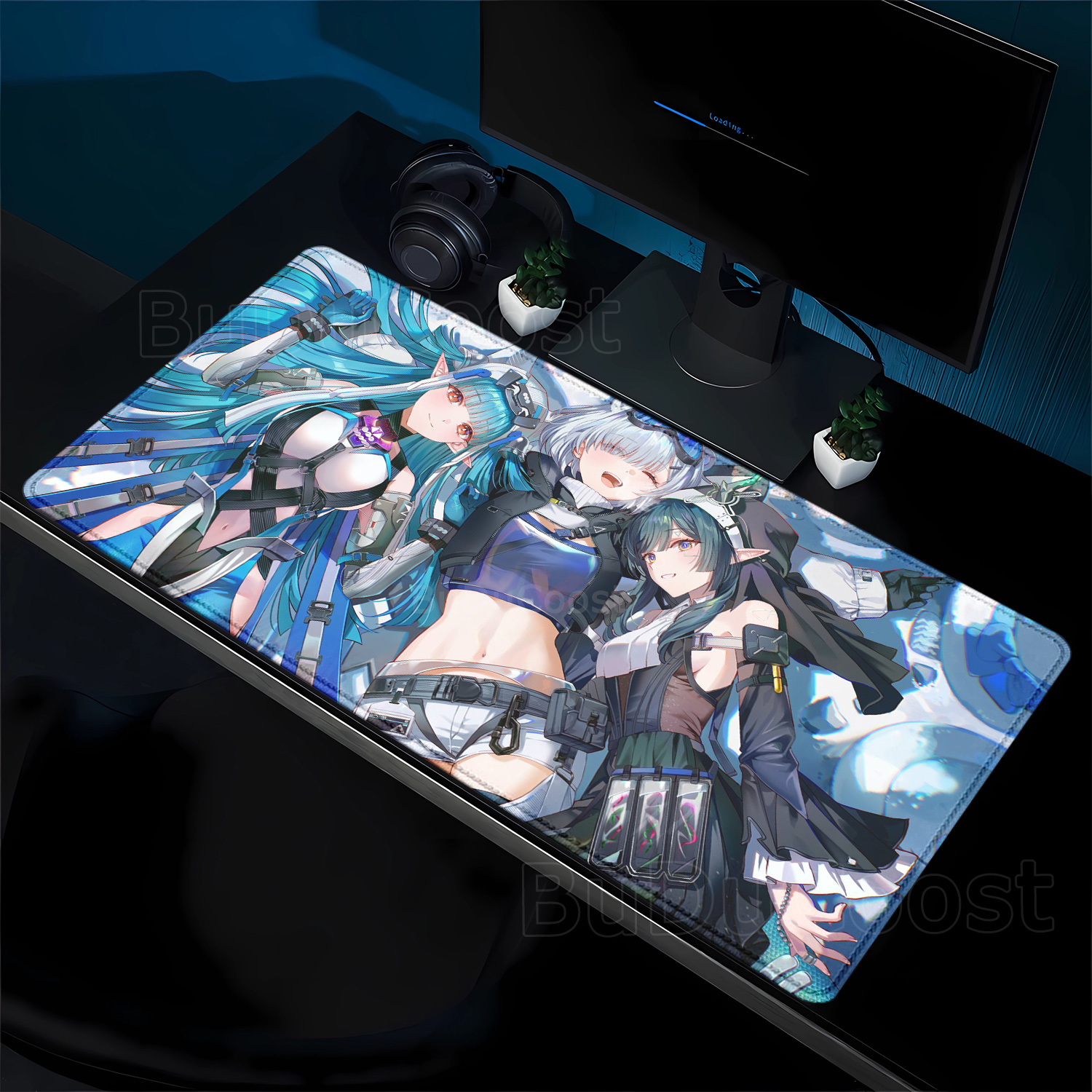 Pc Gaming Girl - Arknights Endfield Mouse Pad Anime Girl