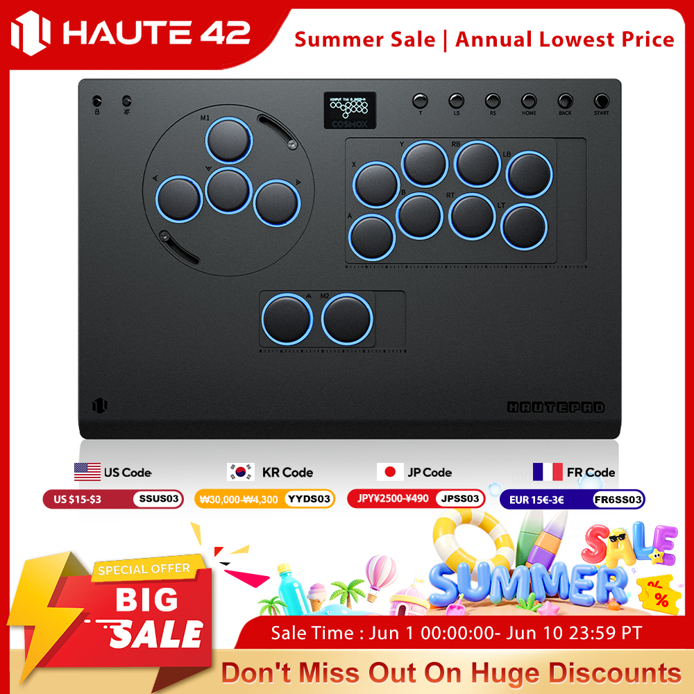 Joystick Pc Gaming - Haute42 X-Move Aluminium Alloy Hitbox Leverless