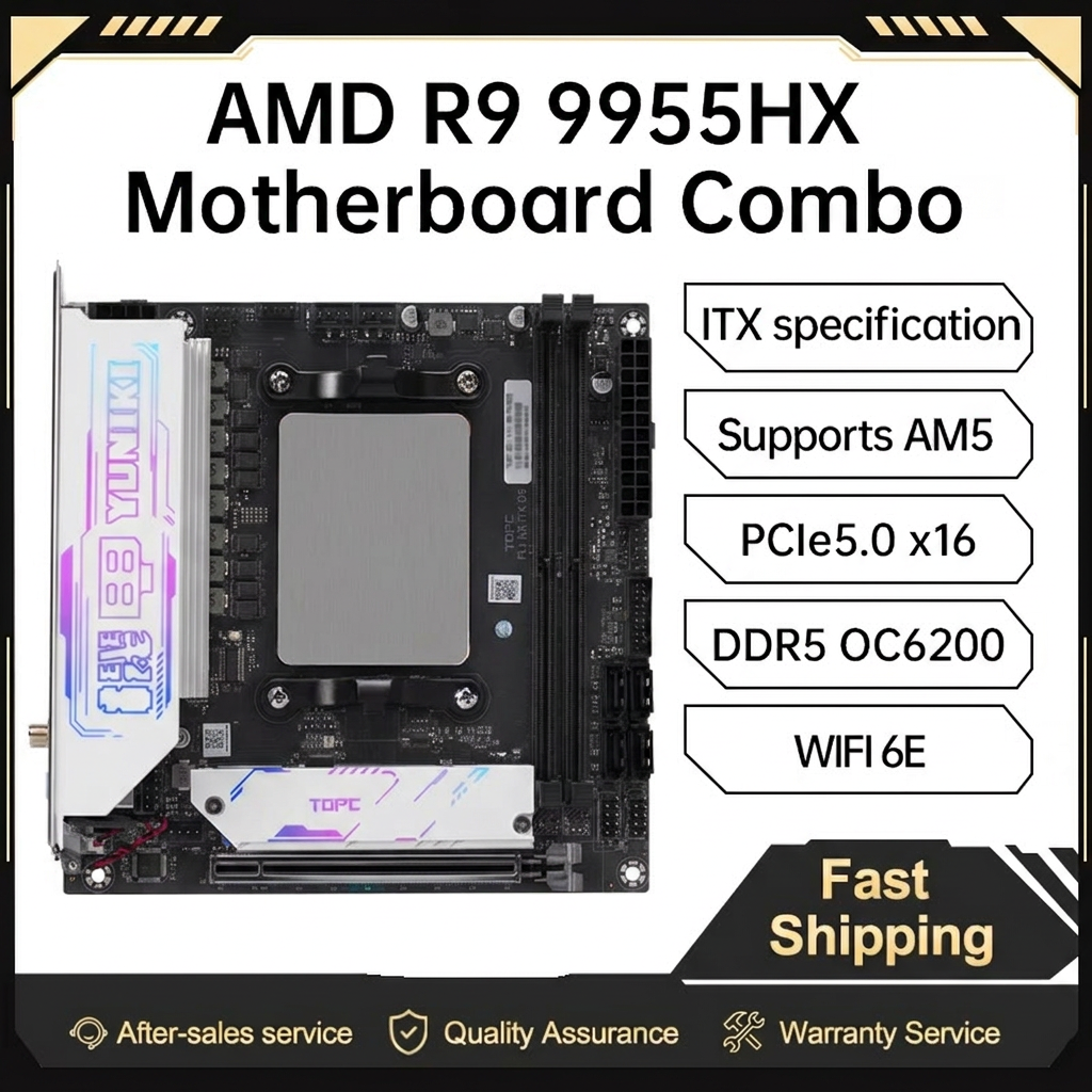 Pc Gaming Cpu - TOPC AMD Ryzen 9 9955HX Mini-ITX