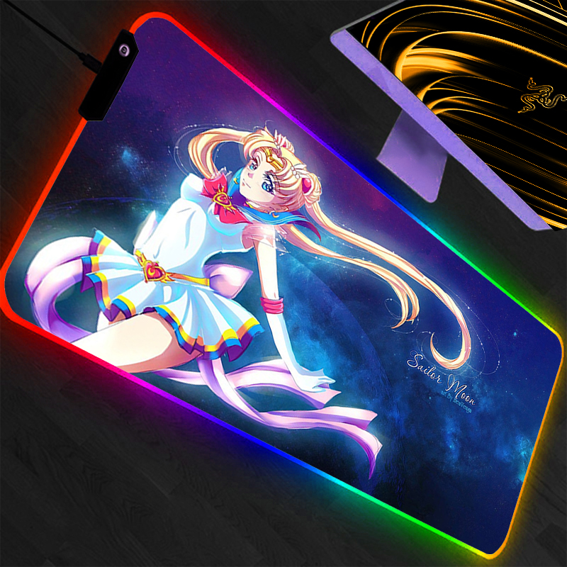 Rgb Mousepad - LED Mouse Pad Sailor Moon Computer