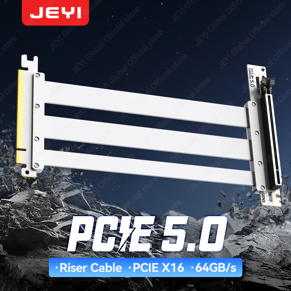 Pcie Riser Cable - JEYI PCIe 5.0 X16 Riser Cable