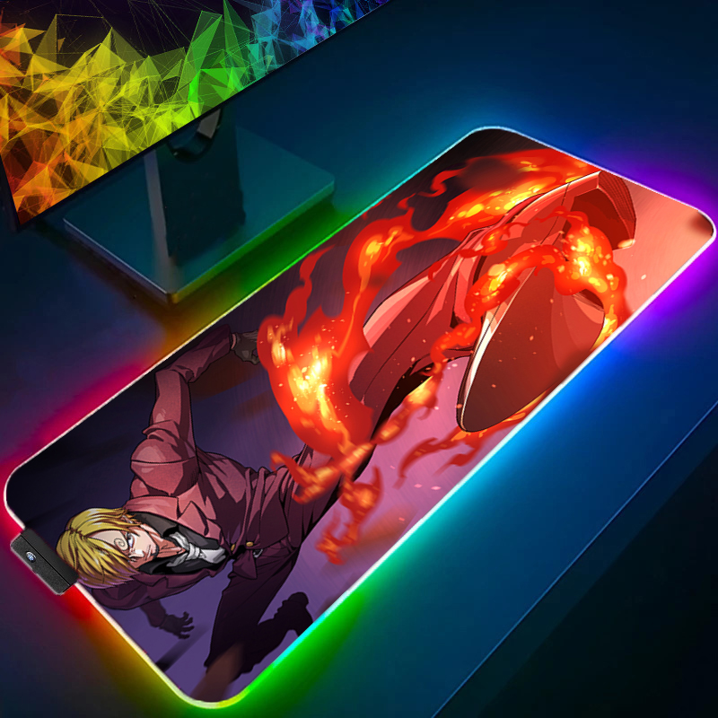 ONE PIECE Sanji LED Mouse pad  – Rgb Mousepad Bewertung und Preis