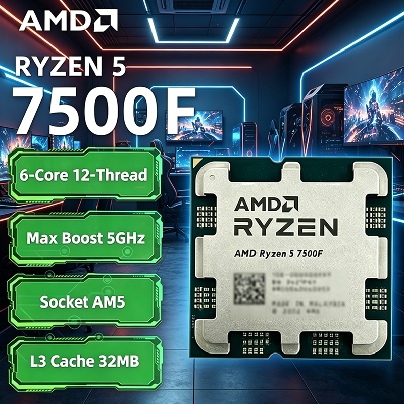 AMD Ryzen 5 7500F 3.7GHz 6-Cor – Pc Gaming Cpu Bewertung und Preis