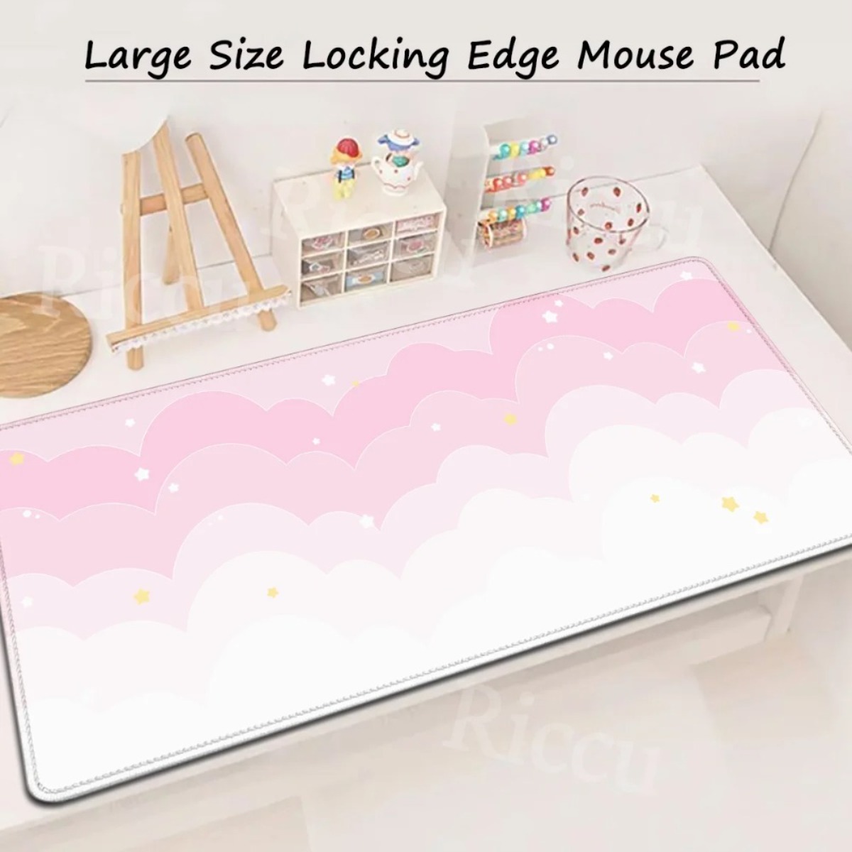 Pink Pastel Clouds Extended Mo – Pc Gaming Pink Bewertung und Preis