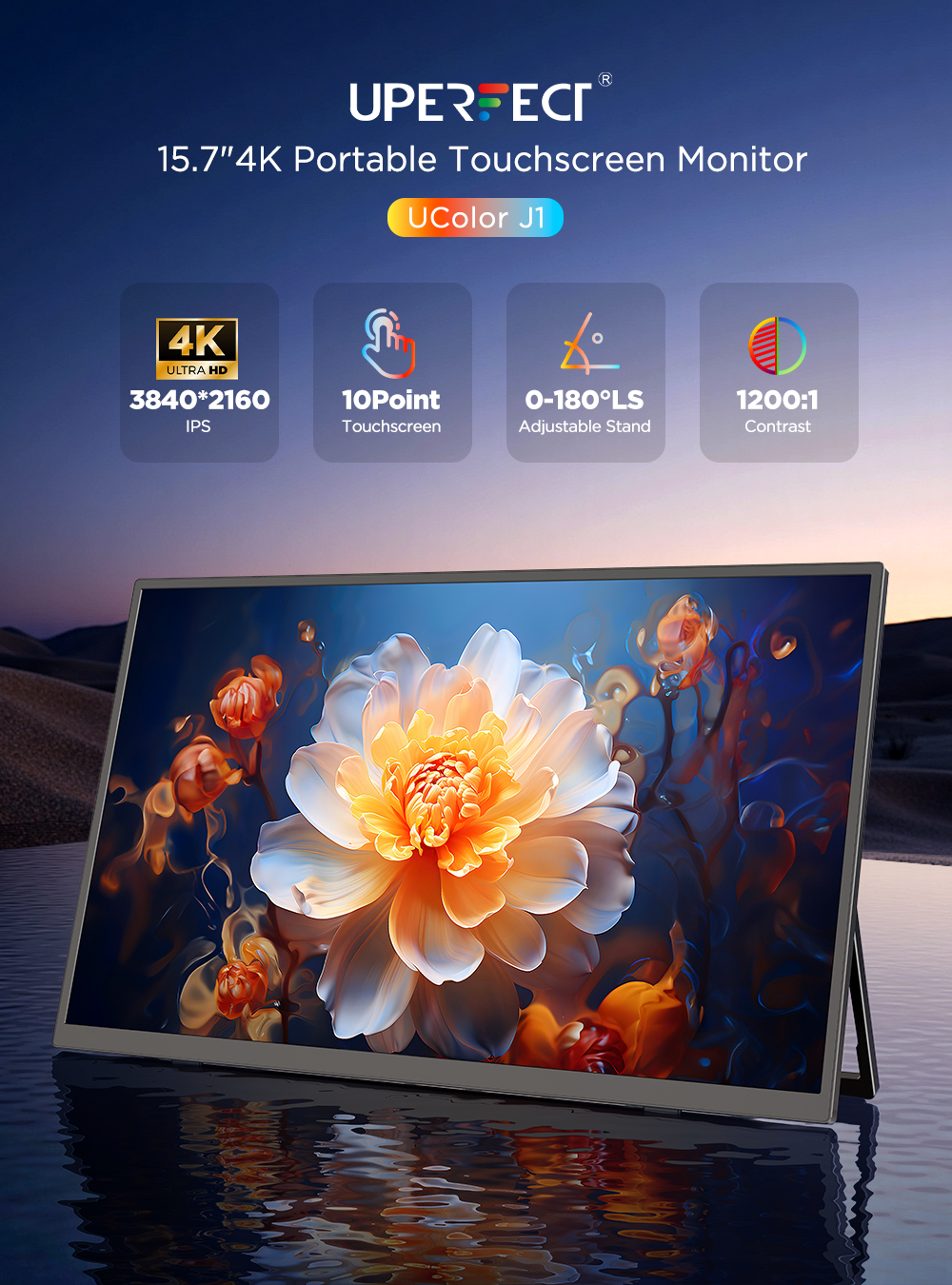 UPERFECT 4K UHD Portable Monit – Pc Gaming Ultra Bewertung und Preis