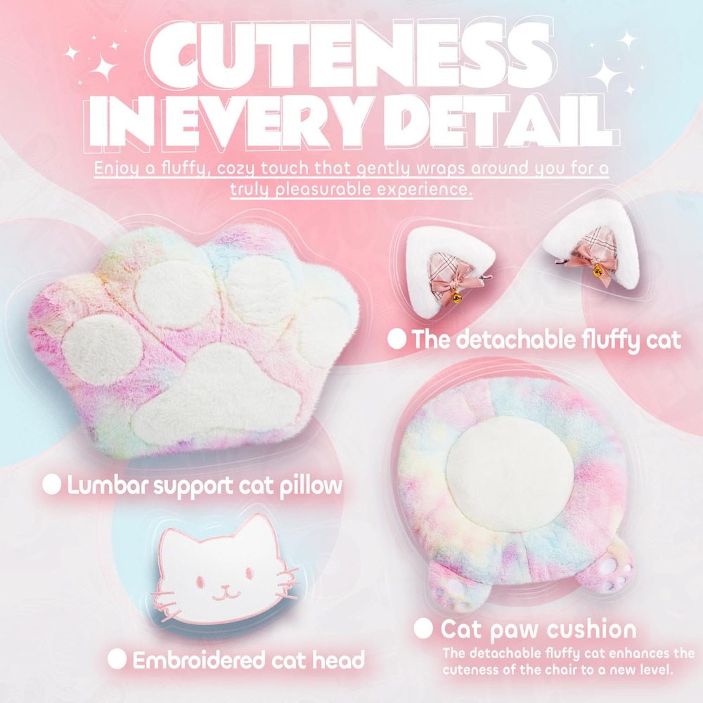 Gaming Chair Cute with Cat Ear – Pc Gaming Girl Bewertung und Preis