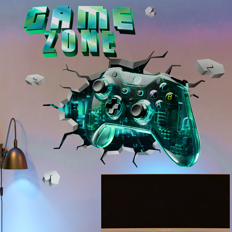Game Zone Gaming Mural Broken  – Pc Gaming Wallpaper Bewertung und Preis