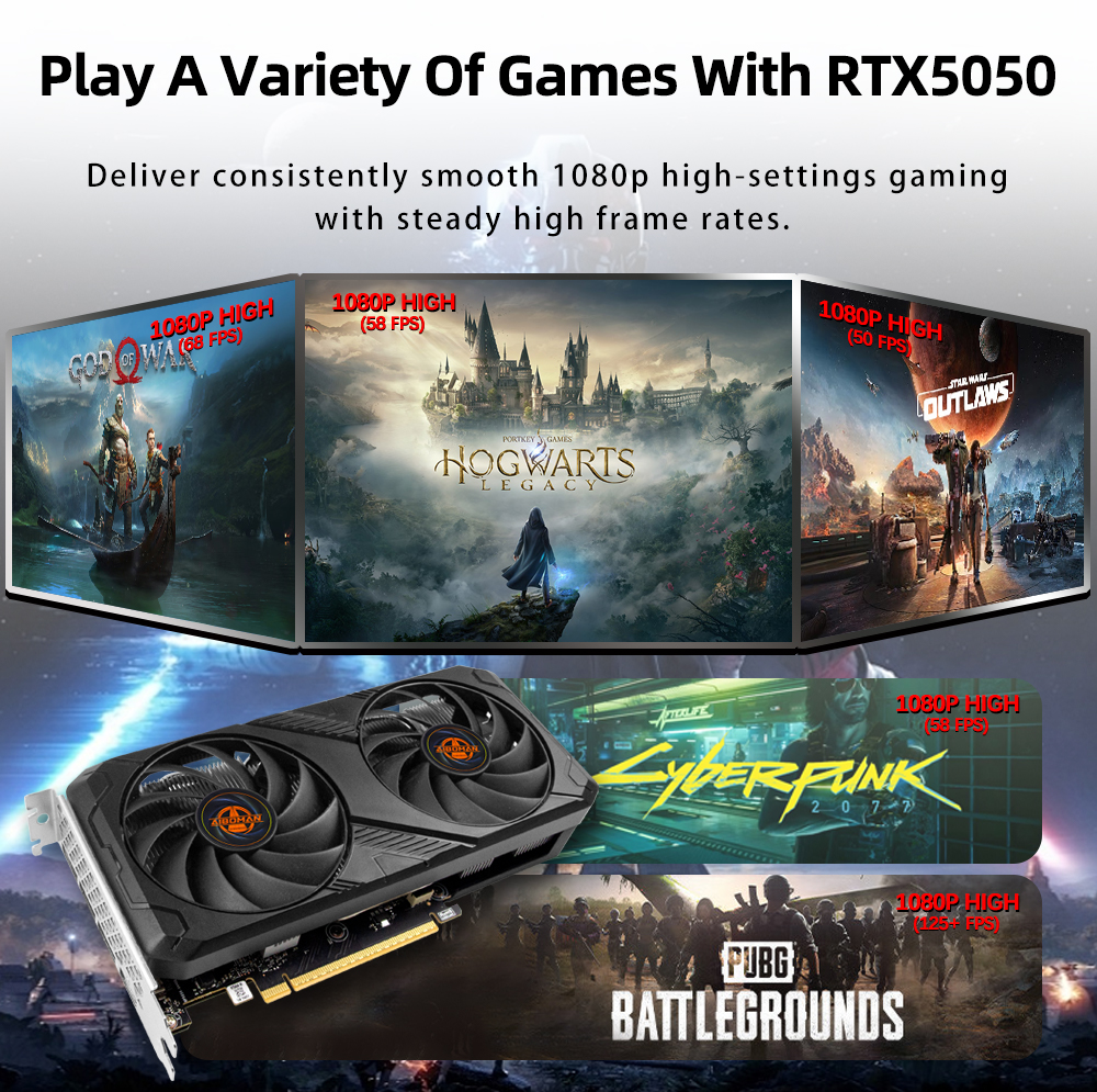 AIBOMAN RTX5050 8GB Graphics C – Pc Gaming Vr Bewertung und Preis