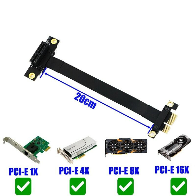 90 Degree Pci-E Pci Express 1X – Pcie Riser Cable Bewertung und Preis