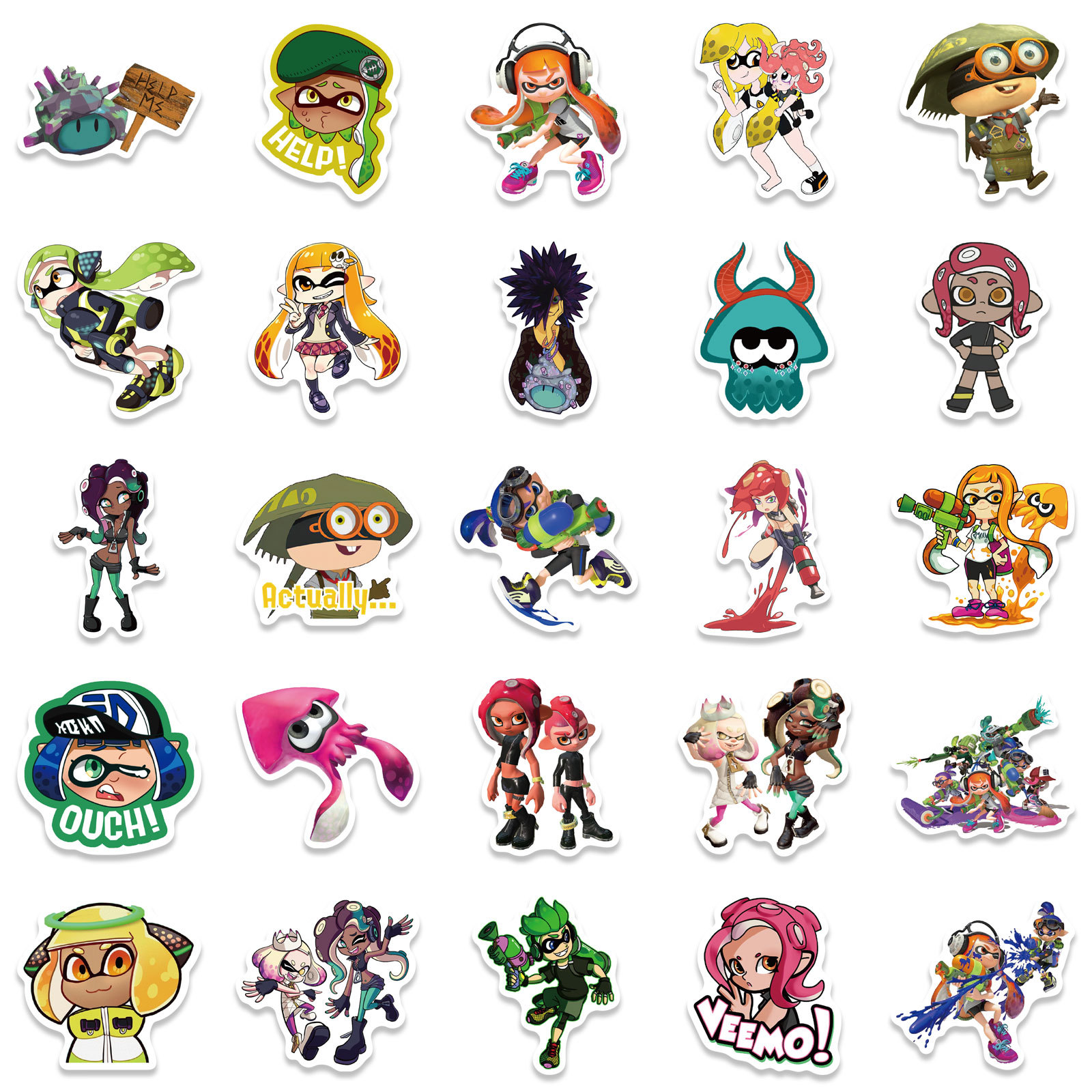 10/30/50pcs  Game Splatoon  Sk – Pc Gaming Girl Bewertung und Preis