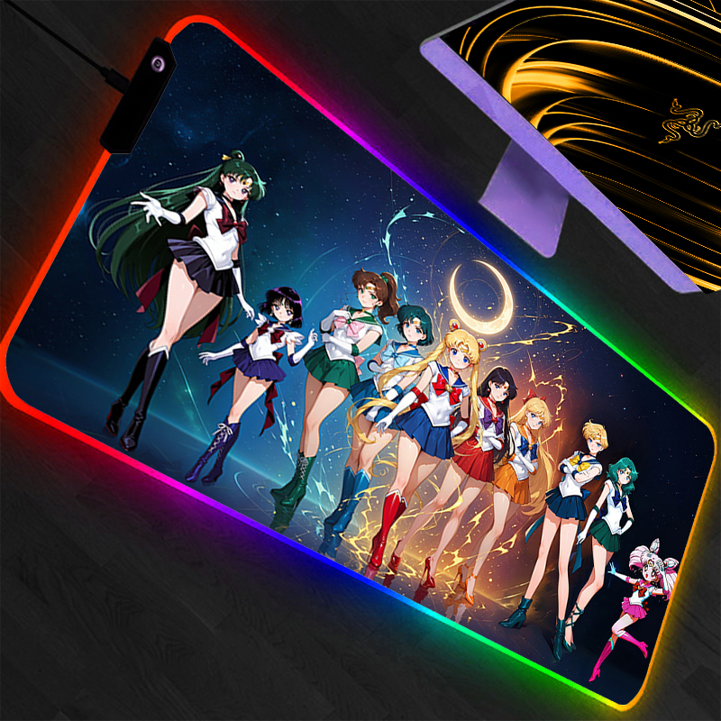 LED Mouse Pad Sailor Moon Comp – Rgb Mousepad Bewertung und Preis