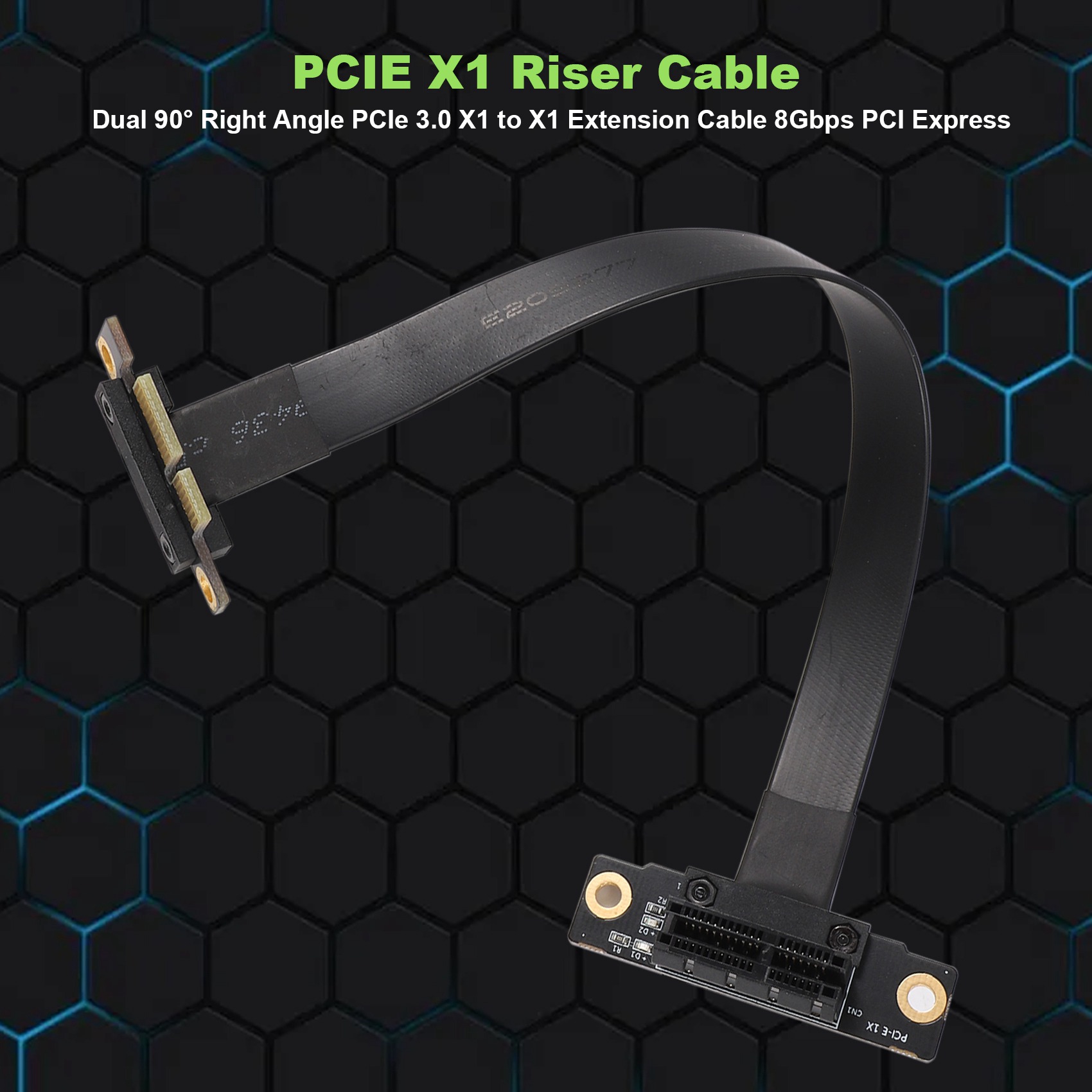 PCIE X1 Riser Cable Dual 90 De – Pcie Riser Cable Bewertung und Preis