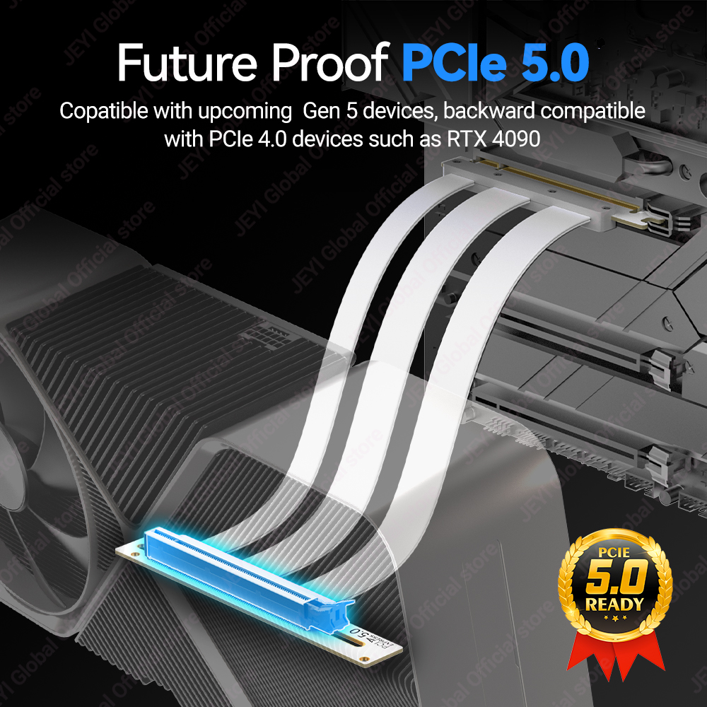 JEYI PCIe 5.0 X16 Riser Cable  – Pcie Riser Cable Bewertung und Preis