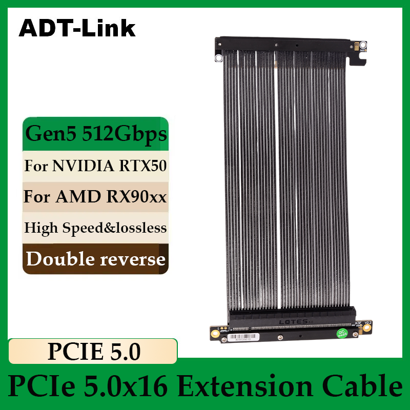 ADT-Link PCIe 5.0 x16 Double R – Pcie Riser Cable Bewertung und Preis