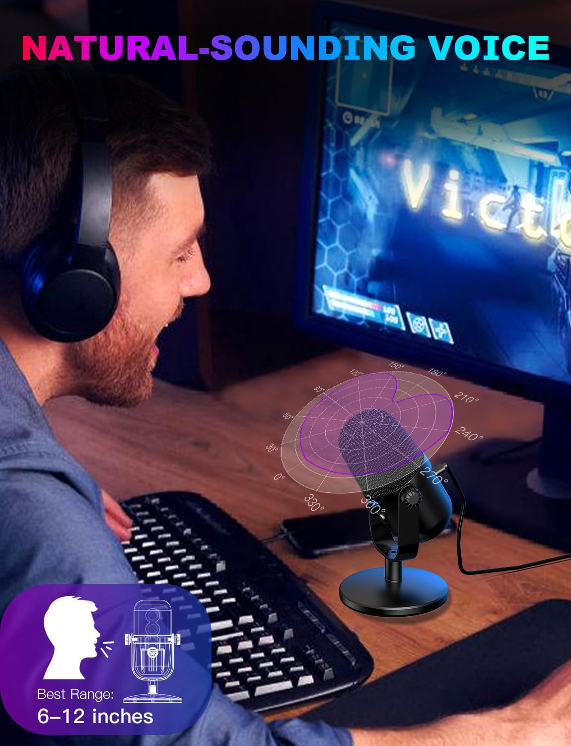 USB Gaming Microphone With Noi – Pc Gaming Ultra Bewertung und Preis