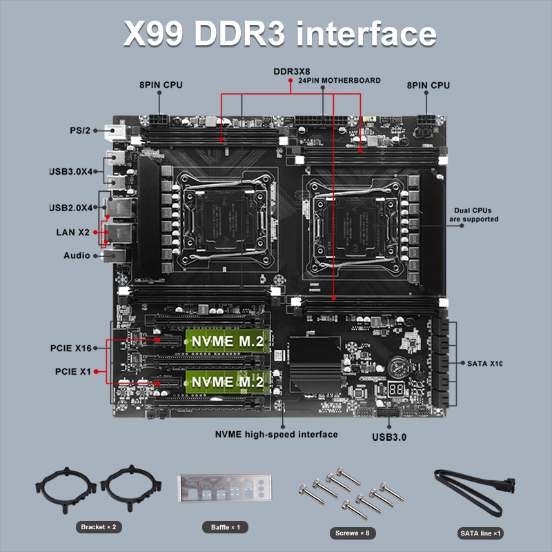 X99 Dual-socket Cpu Motherboar – Pc Gaming Cpu Bewertung und Preis